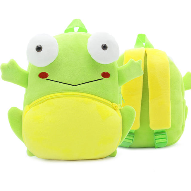 Cute Cartoon Animal Children's Backpack Stall Supply Backpack Kindergarten Plush Backpack