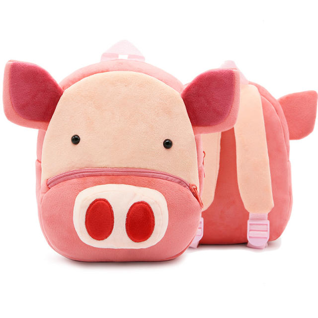 Cute Cartoon Animal Children's Backpack Stall Supply Backpack Kindergarten Plush Backpack