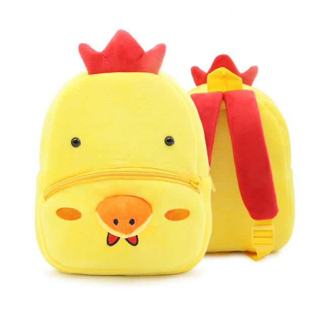 Cute Cartoon Animal Children's Backpack Stall Supply Backpack Kindergarten Plush Backpack