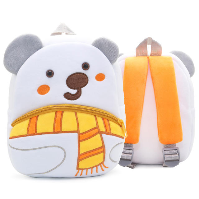 Cute Cartoon Animal Children's Backpack Stall Supply Backpack Kindergarten Plush Backpack