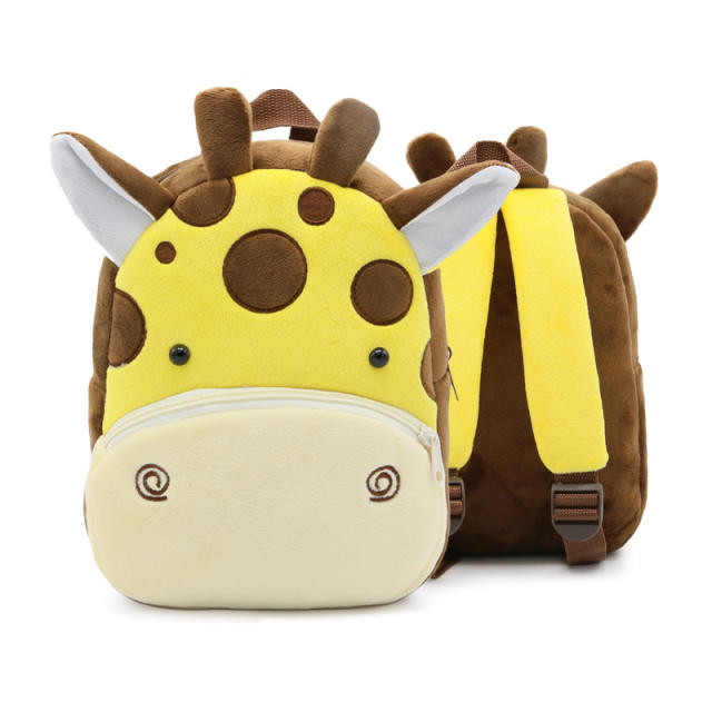 Cute Cartoon Animal Children's Backpack Stall Supply Backpack Kindergarten Plush Backpack