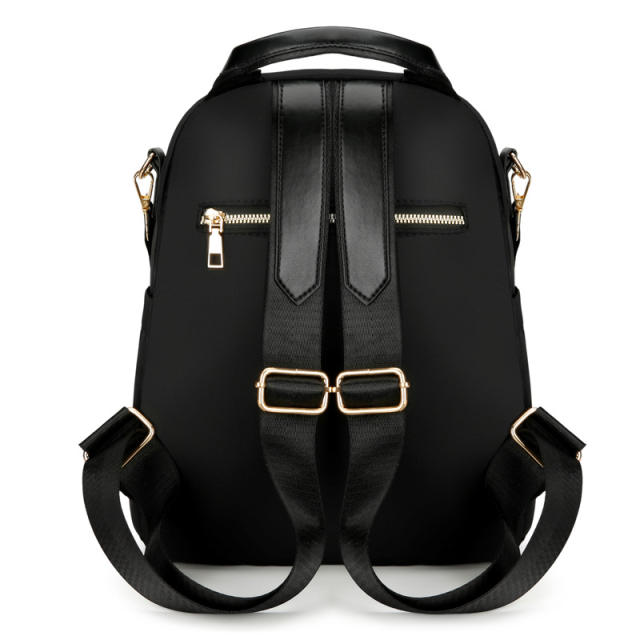 New Style Textile Backpack Women's Simple Casual Student Schoolbag All-match Large Capacity Travel Backpack