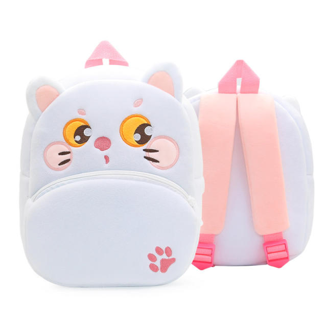 Cute Cartoon Animal Children's Backpack Stall Supply Backpack Kindergarten Plush Backpack