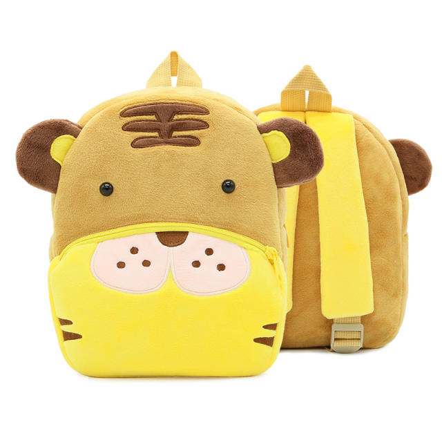 Cute Cartoon Animal Children's Backpack Stall Supply Backpack Kindergarten Plush Backpack
