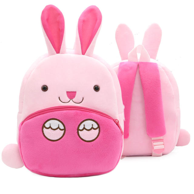 Cute Cartoon Animal Children's Backpack Stall Supply Backpack Kindergarten Plush Backpack