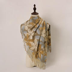Hot-Selling Autumn Winter Warm Printed Scarf