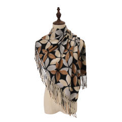 Hot-Selling Autumn Winter Warm Printed Scarf