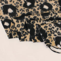 New Leopard Print Scarf for Women Trendy Long Imitation Cashmere Scarf,