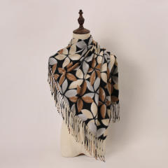 Hot-Selling Autumn Winter Warm Printed Scarf