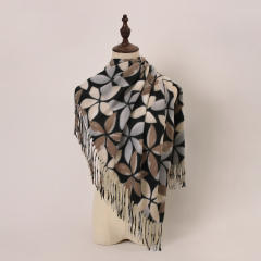 Hot-Selling Autumn Winter Warm Printed Scarf