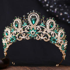 New Wedding Crown Luxury Rhinestone High-End Bridal Gorgeous Tiara