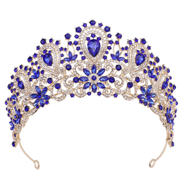 New Wedding Crown Luxury Rhinestone High-End Bridal Gorgeous Tiara
