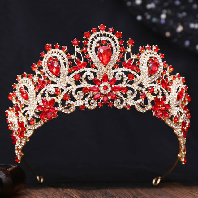 New Wedding Crown Luxury Rhinestone High-End Bridal Gorgeous Tiara