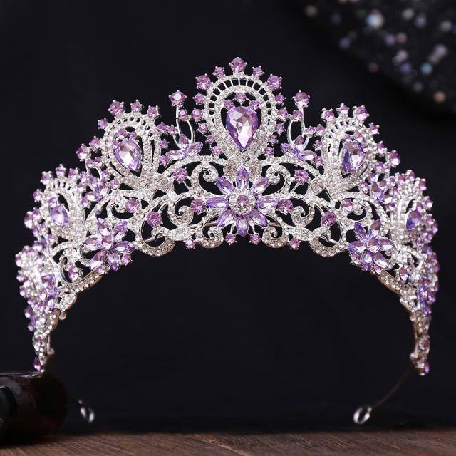 New Wedding Crown Luxury Rhinestone High-End Bridal Gorgeous Tiara