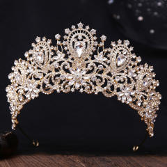 New Wedding Crown Luxury Rhinestone High-End Bridal Gorgeous Tiara