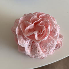 Sweet Lace Flower Hair Clamp Medium Gentle Flower hair claw clips