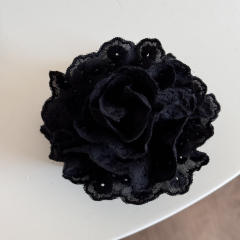 Sweet Lace Flower Hair Clamp Medium Gentle Flower hair claw clips