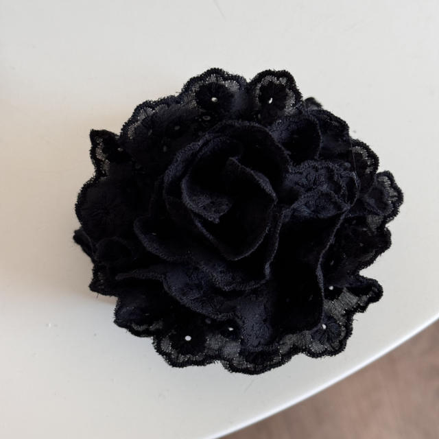 Sweet Lace Flower Hair Clamp Medium Gentle Flower hair claw clips