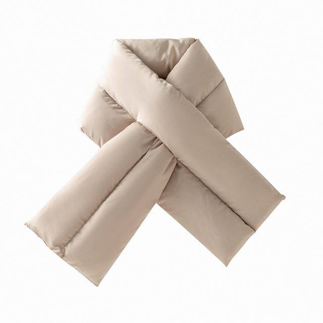 Winter Warm Cross Scarf for Women Thickeneded Scarf for Men