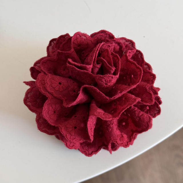 Sweet Lace Flower Hair Clamp Medium Gentle Flower hair claw clips