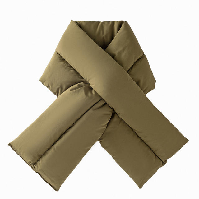 Winter Warm Cross Scarf for Women Thickeneded Scarf for Men