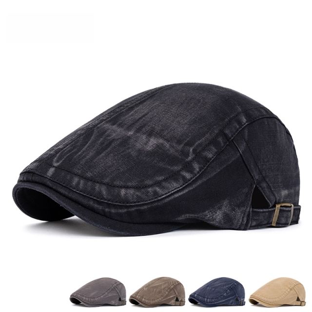 Korean fashion easy match vintage beret for men