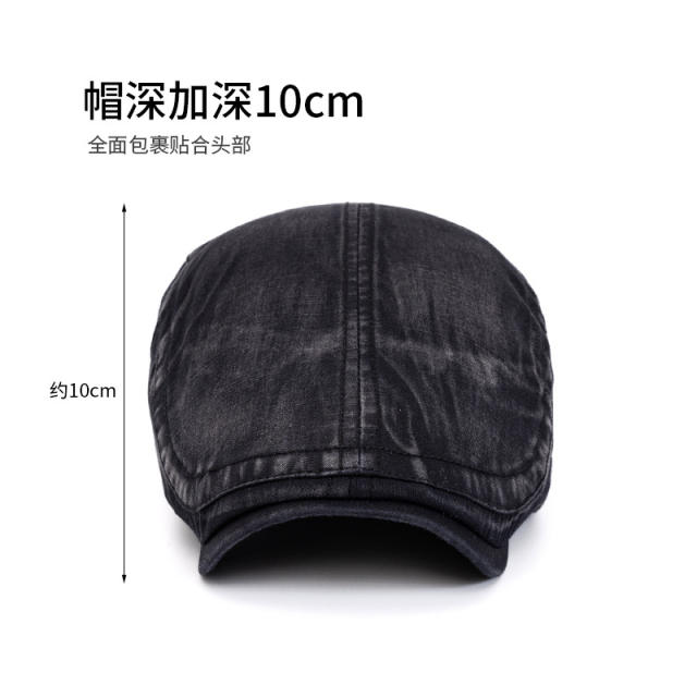 Korean fashion easy match vintage beret for men
