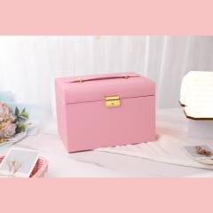 large-capacity jewelry box portable jewelry box