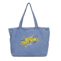 New fashion denim bag ladies casual bg large capacity all-match tote bag