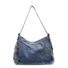 Denim Bag Women's 2025 Retro Crosbody Bag Commuter Large Capacity Tote Bag