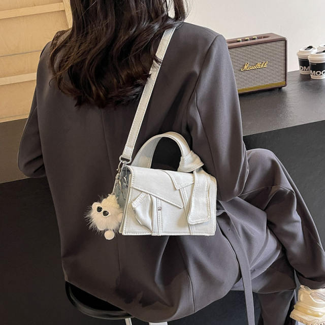 Denim Handbag Women's New All-match Crossbody Bag small square bag purse bag