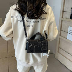 Denim Handbag Women's New All-match Crossbody Bag small square bag purse bag