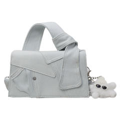 Denim Handbag Women's New All-match Crossbody Bag small square bag purse bag