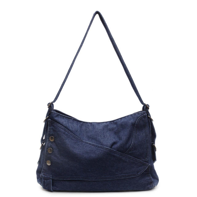 Denim Bag Women's 2025 Retro Crosbody Bag Commuter Large Capacity Tote Bag