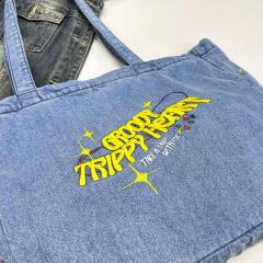 New fashion denim bag ladies casual bg large capacity all-match tote bag