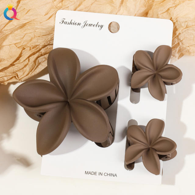 Hot-selling Egg Flower Clamp Combination suit Holiday Flower hair claw clips set