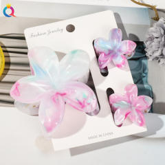 Hot-selling Egg Flower Clamp Combination suit Holiday Flower hair claw clips set