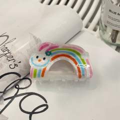 New acrylic clip Korean cartoon hair accessories dopamine hair claw clips