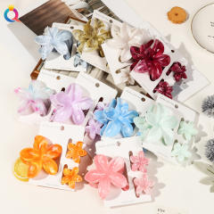Hot-selling Egg Flower Clamp Combination suit Holiday Flower hair claw clips set