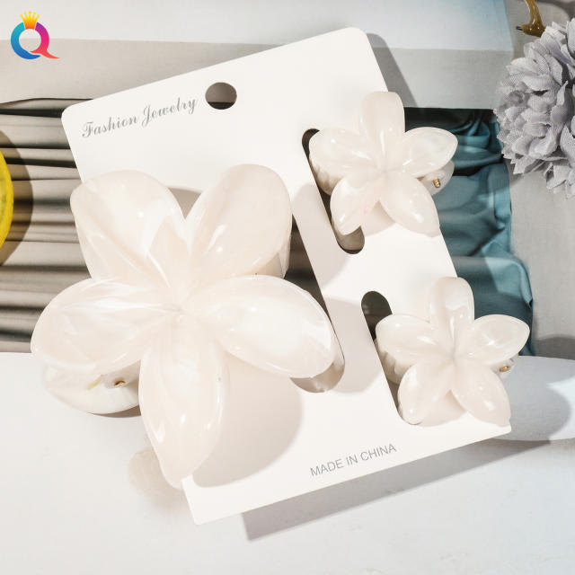 Hot-selling Egg Flower Clamp Combination suit Holiday Flower hair claw clips set