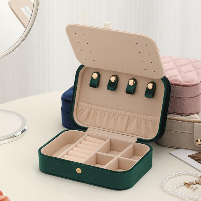 Earrings storage box small jewelry box organizing box multi-layer jewelry box
