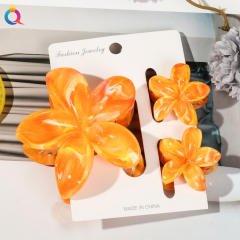 Hot-selling Egg Flower Clamp Combination suit Holiday Flower hair claw clips set