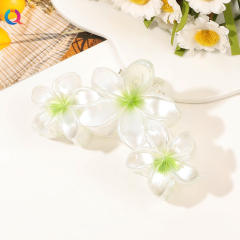 Spring Summer Gradient Flower Grab Clip hot sale hair claw cilps