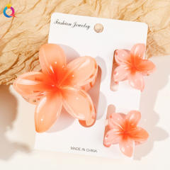 Hot-selling Egg Flower Clamp Combination suit Holiday Flower hair claw clips set