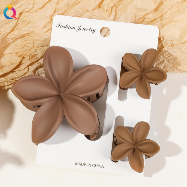 Hot-selling Egg Flower Clamp Combination suit Holiday Flower hair claw clips set