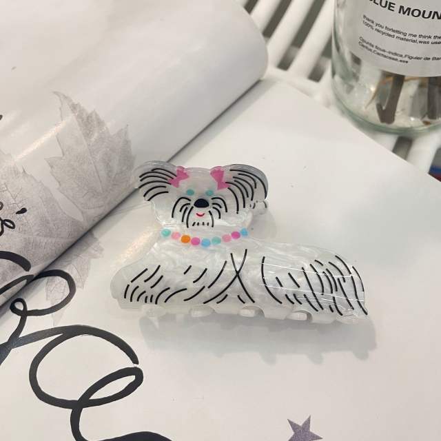New acrylic clip Korean cartoon hair accessories dopamine hair claw clips