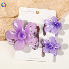 Hot-selling Egg Flower Clamp Combination suit Holiday Flower hair claw clips set