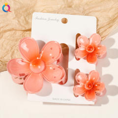 Hot-selling Egg Flower Clamp Combination suit Holiday Flower hair claw clips set