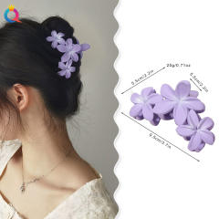 Spring Summer Gradient Flower Grab Clip hot sale hair claw cilps