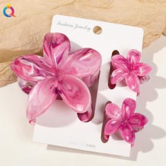 Hot-selling Egg Flower Clamp Combination suit Holiday Flower hair claw clips set